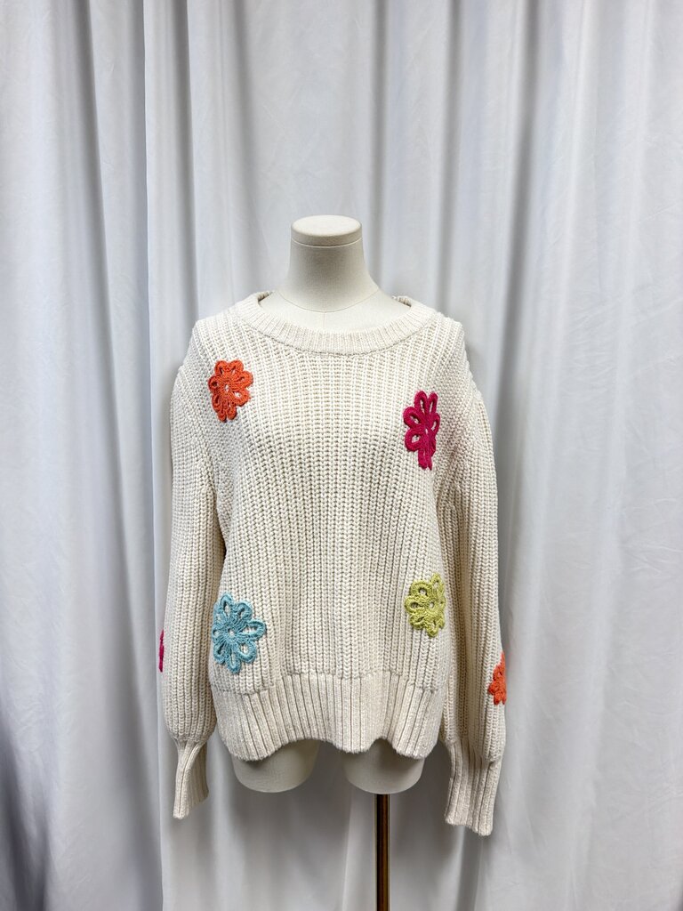 Rails Embroidered Crew Neck Sweater NWT (Originally $238)