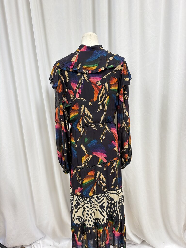 Farm Rio Abstract Print Maxi Dress