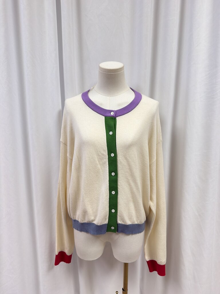 FRNCH Button Up Cardigan NWT