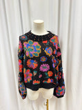 Farm Rio Embellished Printed Crew Neck NWT (Originally $250)