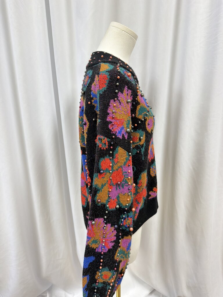 Farm Rio Embellished Printed Crew Neck NWT (Originally $250)