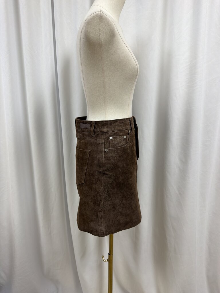 Blank NYC Leather Mini Skirt