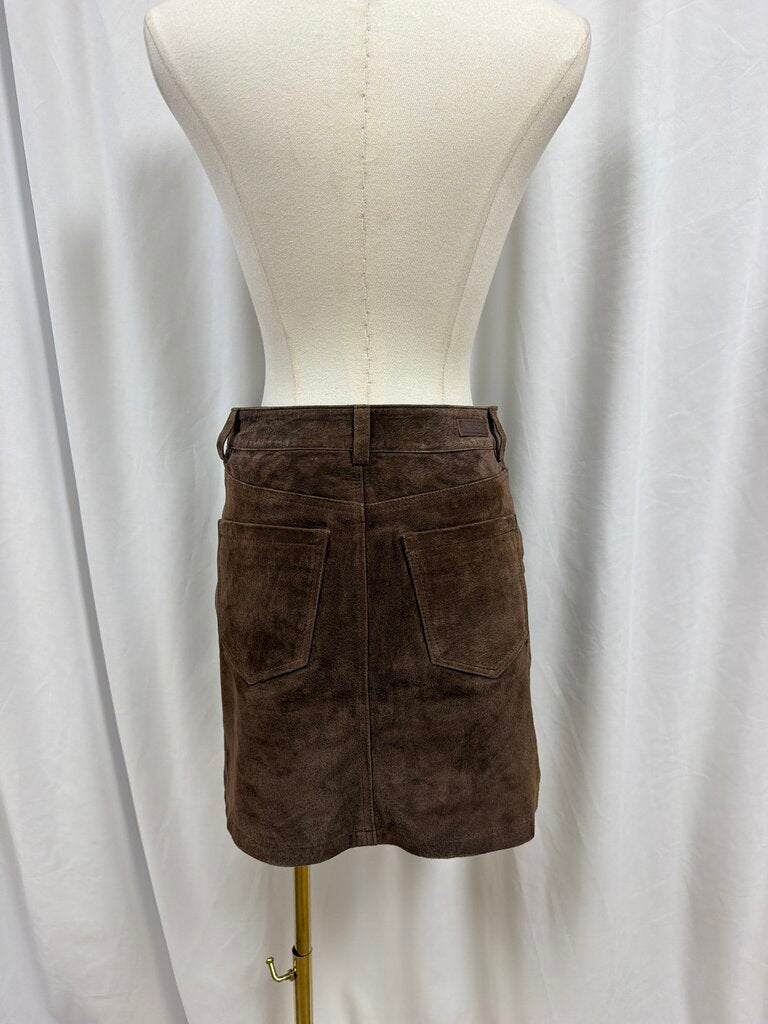 Blank NYC Leather Mini Skirt