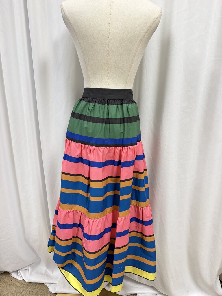 Staud Striped Maxi Skirt