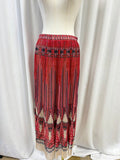 ba&sh Metallic Print Maxi Skirt