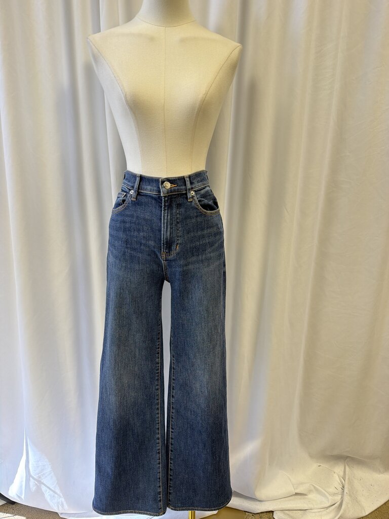 Veronica Beard "Crosbie High Rise Wide Leg" Jean NWT (Originally $298)