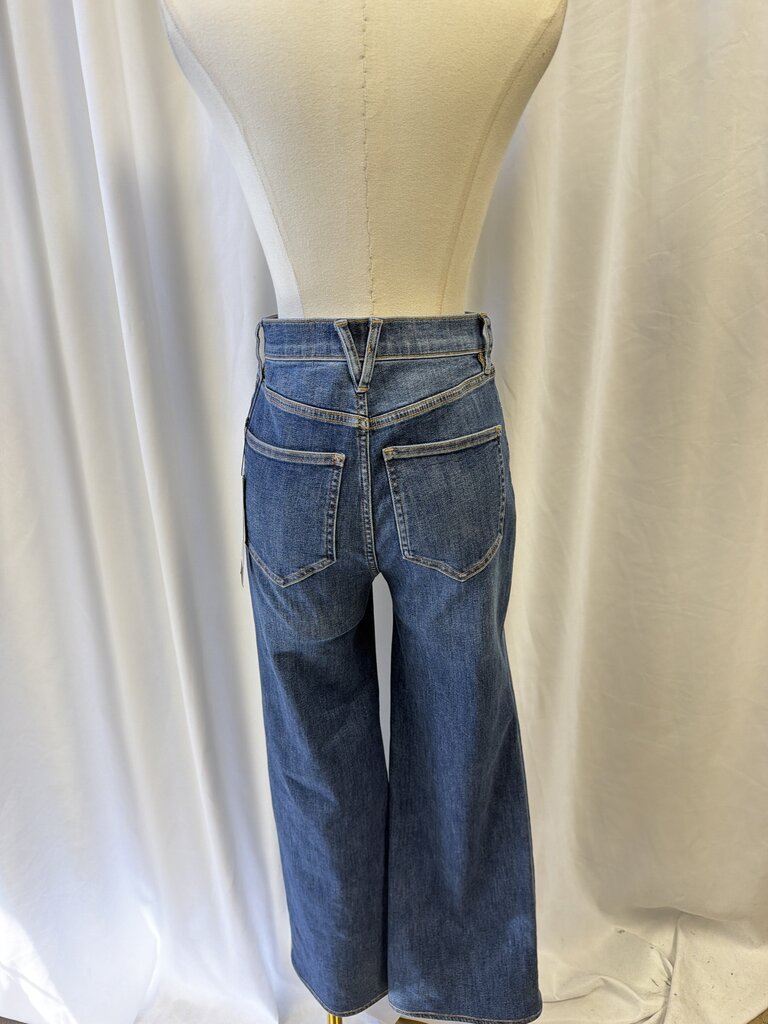 Veronica Beard "Crosbie High Rise Wide Leg" Jean NWT (Originally $298)
