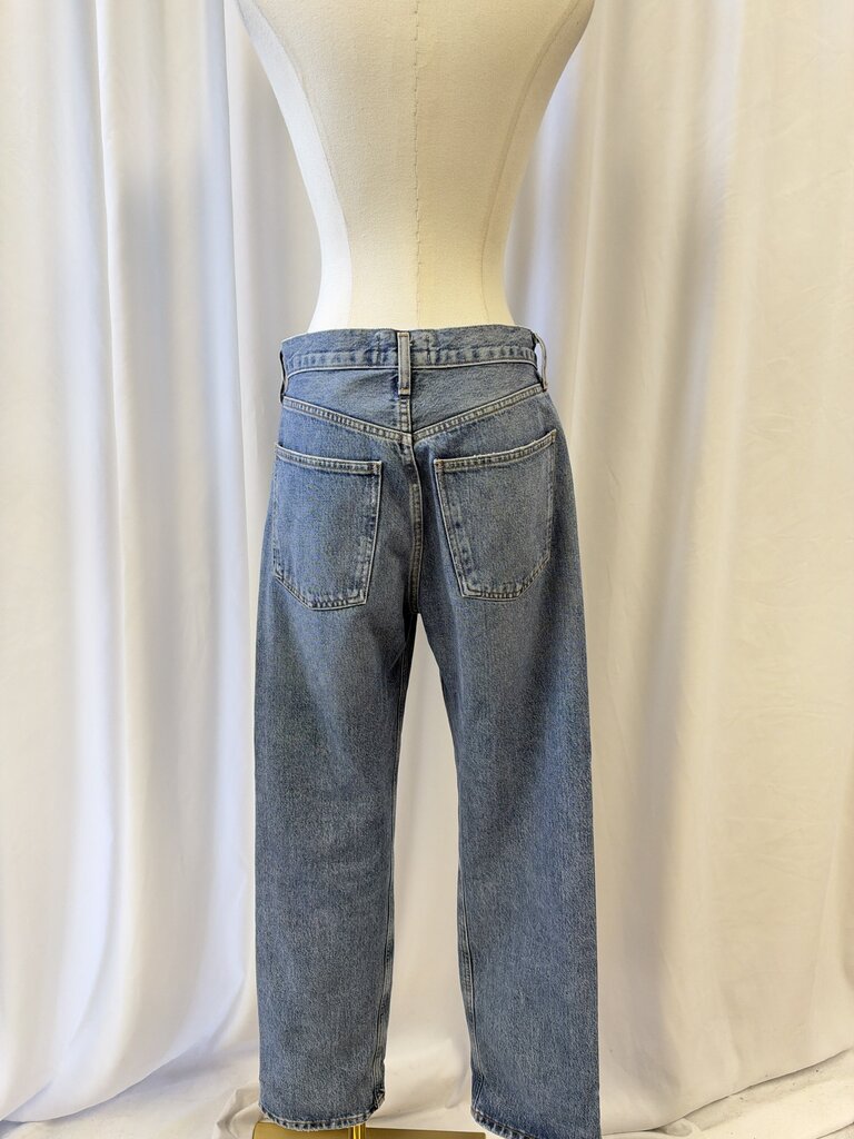 AGolde Straight Leg Button Jeans
