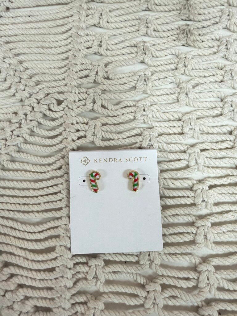 Kendra Scott Candy Cane Earrings