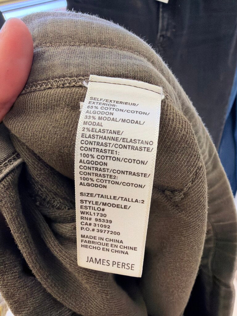 James Perse Cotton Blend Drawstring Jogger
