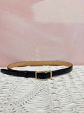 AYR Black Leather Belt