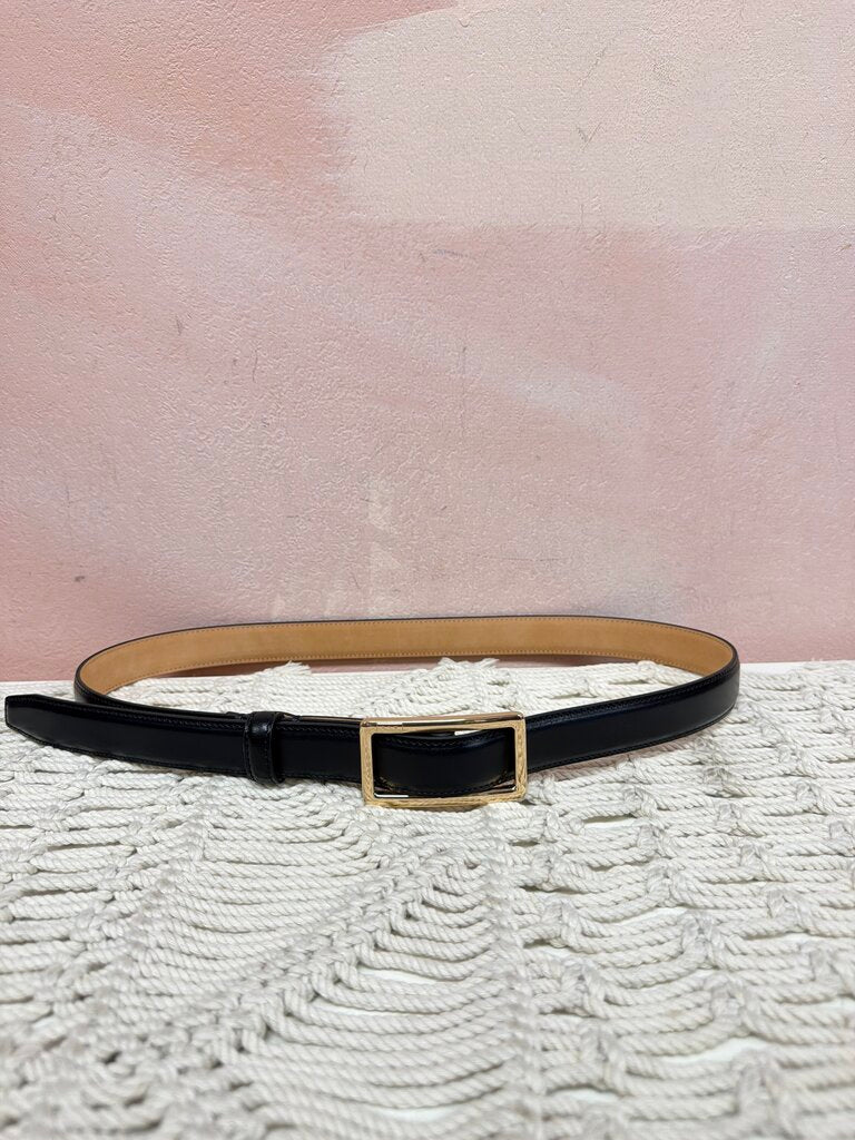 AYR Black Leather Belt