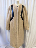 Saint Art Long Faux Shearling Coat NWT