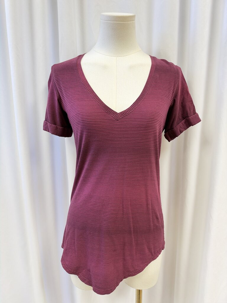 Lululemon Striped Short Sleeve