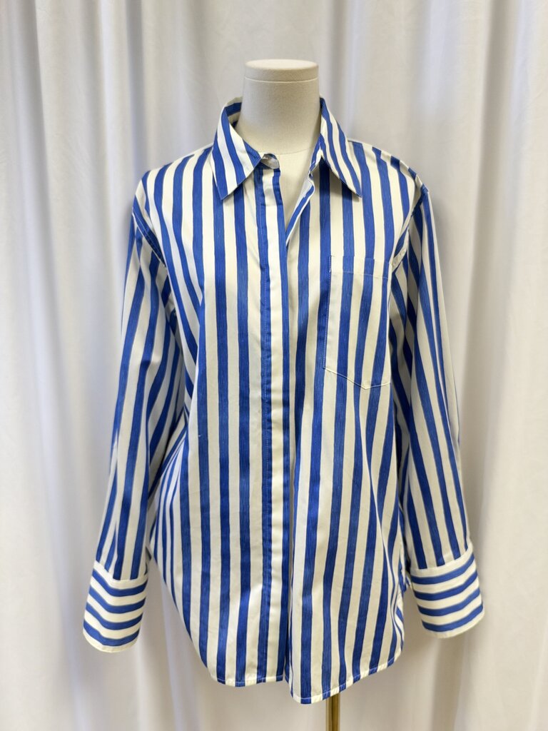 La Ligne Striped Button Up