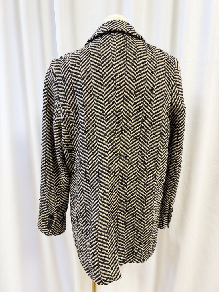 Anine Bing Wool Blend Tweed Printed Jacket