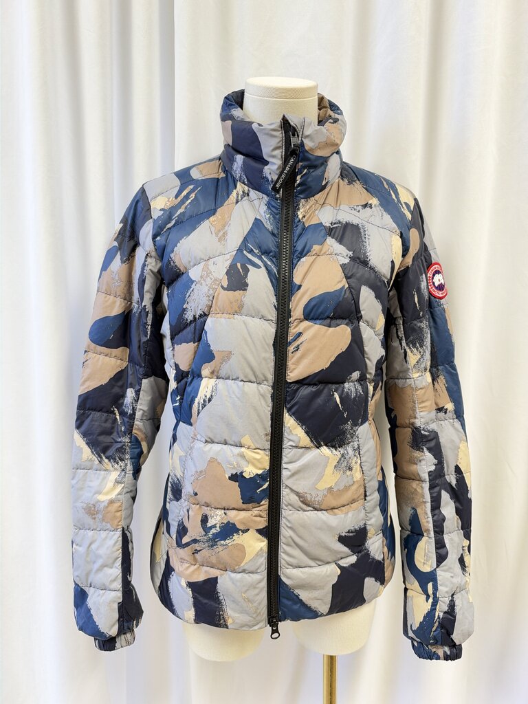 Canada Goose Blue Camo Puffer Coat