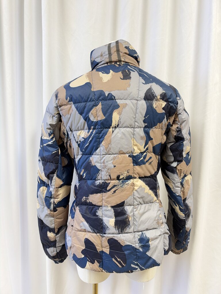 Canada Goose Blue Camo Puffer Coat