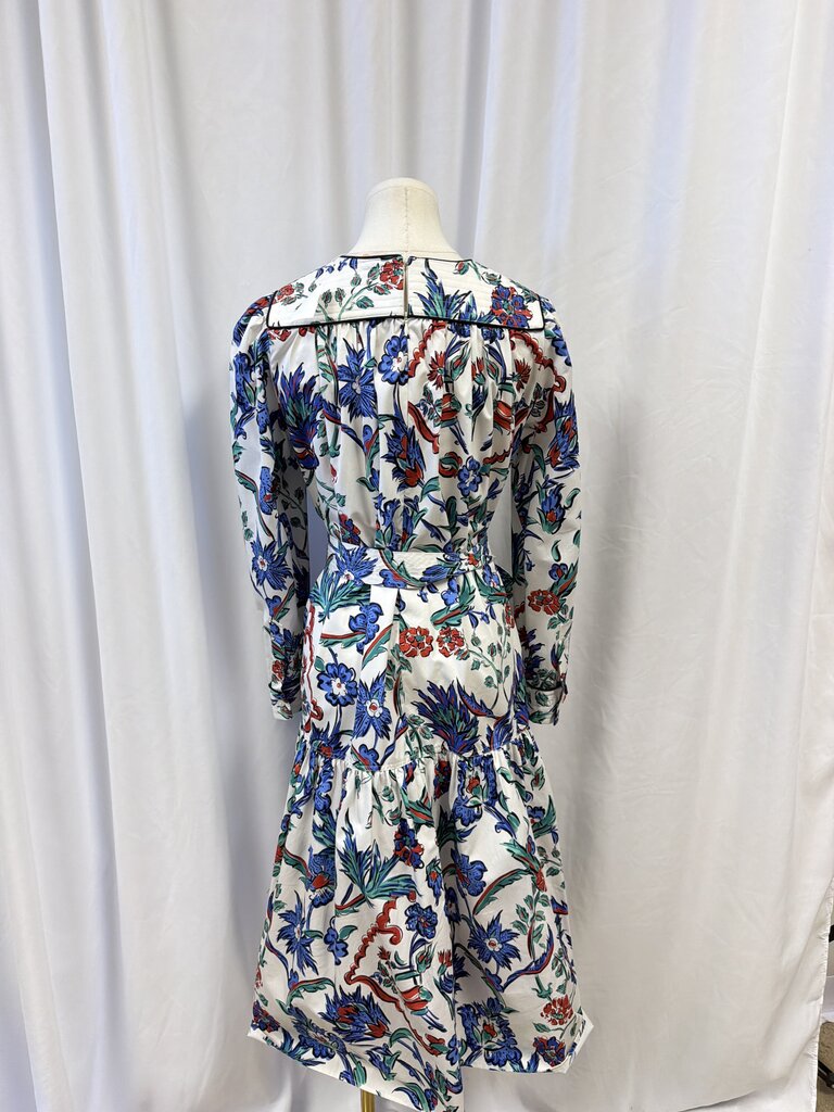 Tory Burch Floral Print Midi Dress