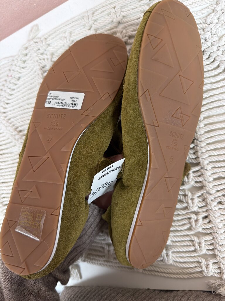 Schutz Suede Ballet Flat