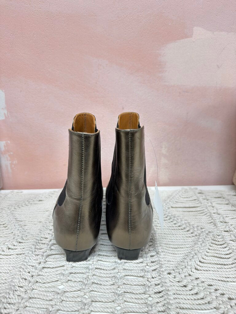 Staud Metallic Chelsea Boot w/ Dustbag