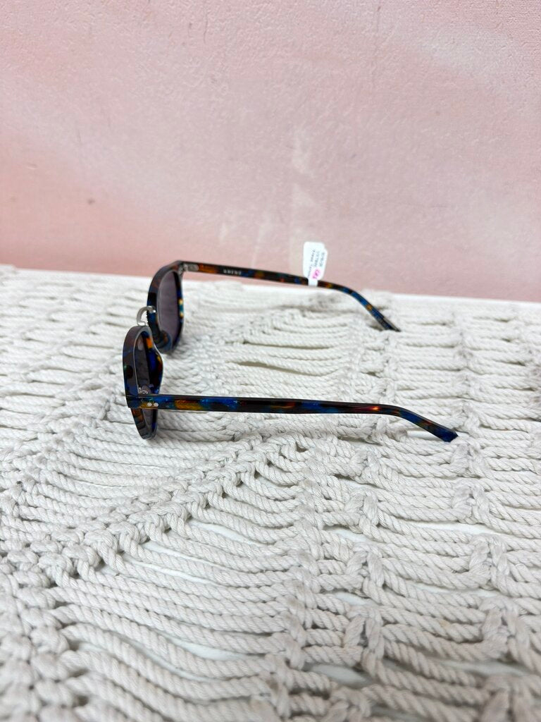 Krewe Tortoise Shell Frame Sunglasses w/ Case & Dustbag