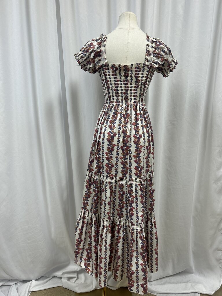 Tori Burch Cap Sleeve Floral Dress