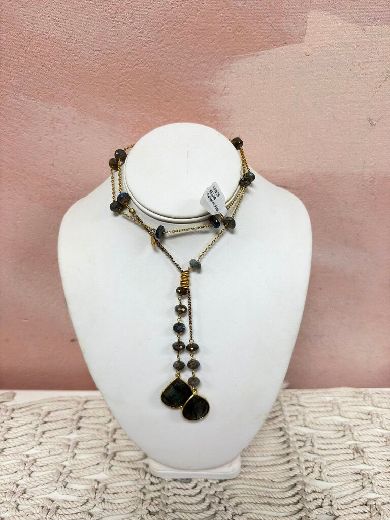 Catherine Page Iridescent Gem Beaded Necklace