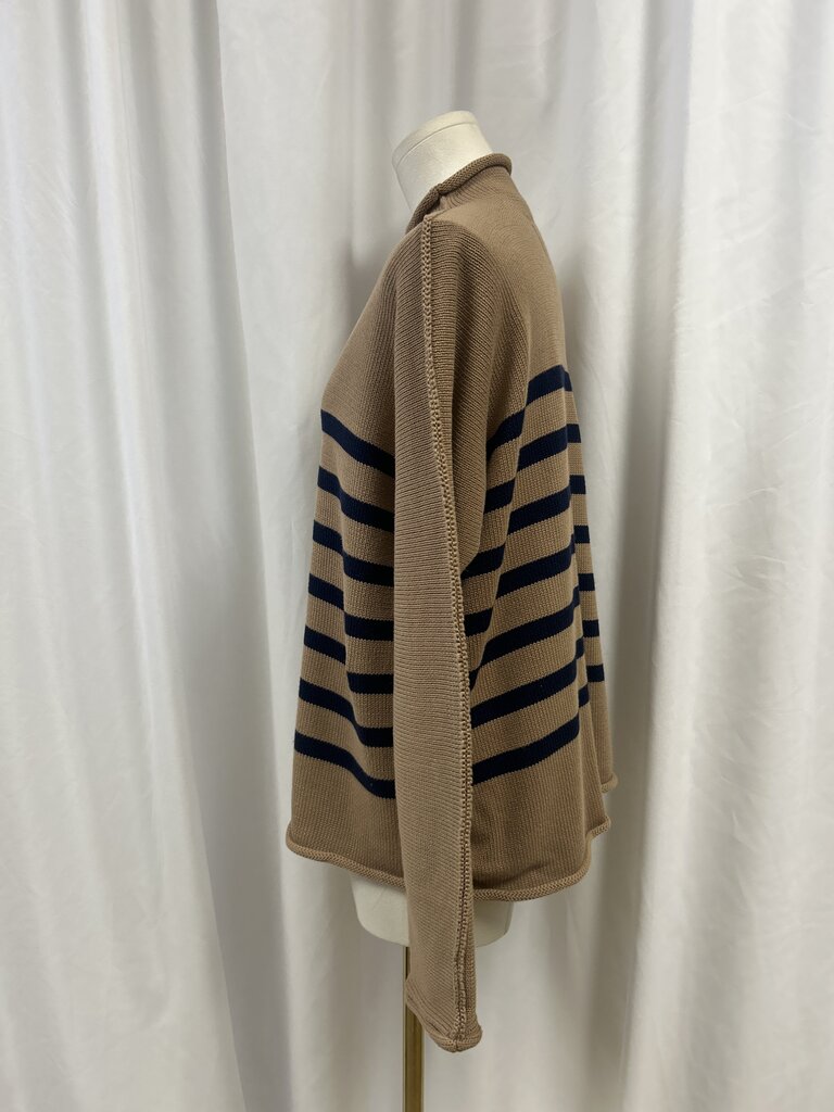 Frank & Eileen Camel Roll Neck Sweater
