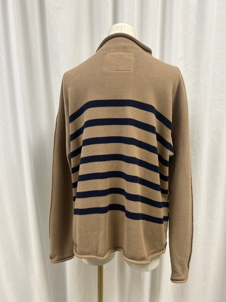 Frank & Eileen Camel Roll Neck Sweater