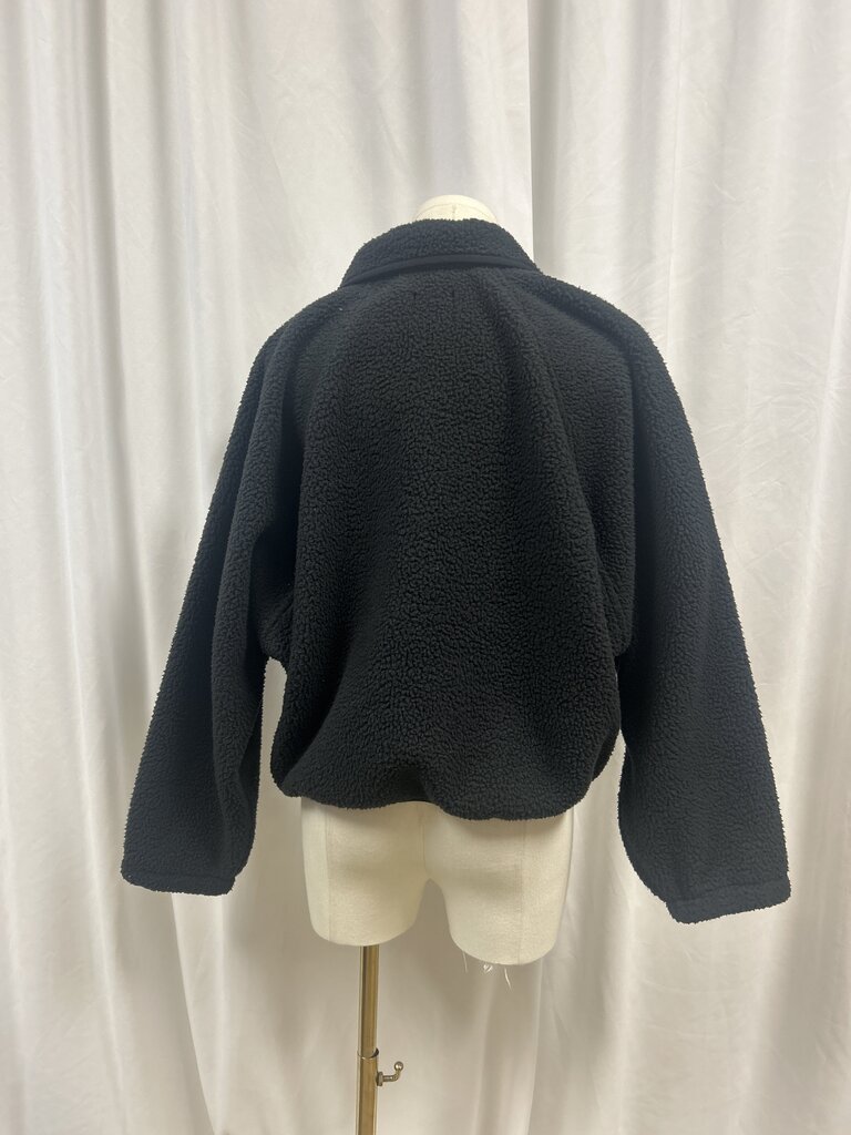 Free People Movement Cropped Shearling Button Up Jacket