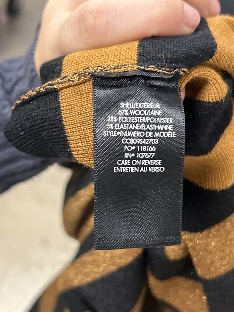 Alice + Olivia Striped Mock Neck
