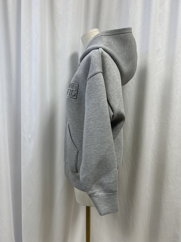 Anine Bing Logo Zip Up Hoodie