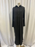 Faherty Diagonal Pinstriped Long Dress
