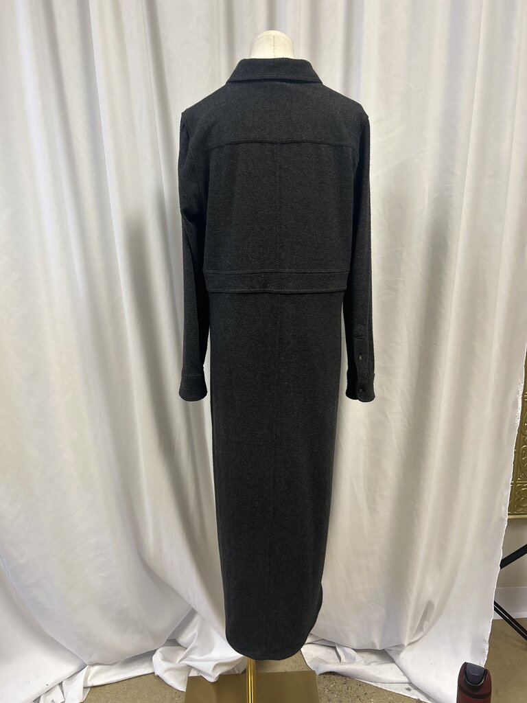 Faherty Diagonal Pinstriped Long Dress