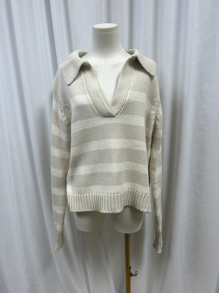 By Together V-Neck Striped Sweater