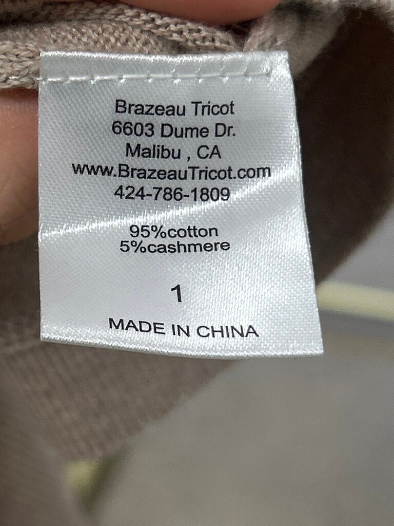 Brazeau Tricot Cotton/Cashmere Blend Long Sleeve