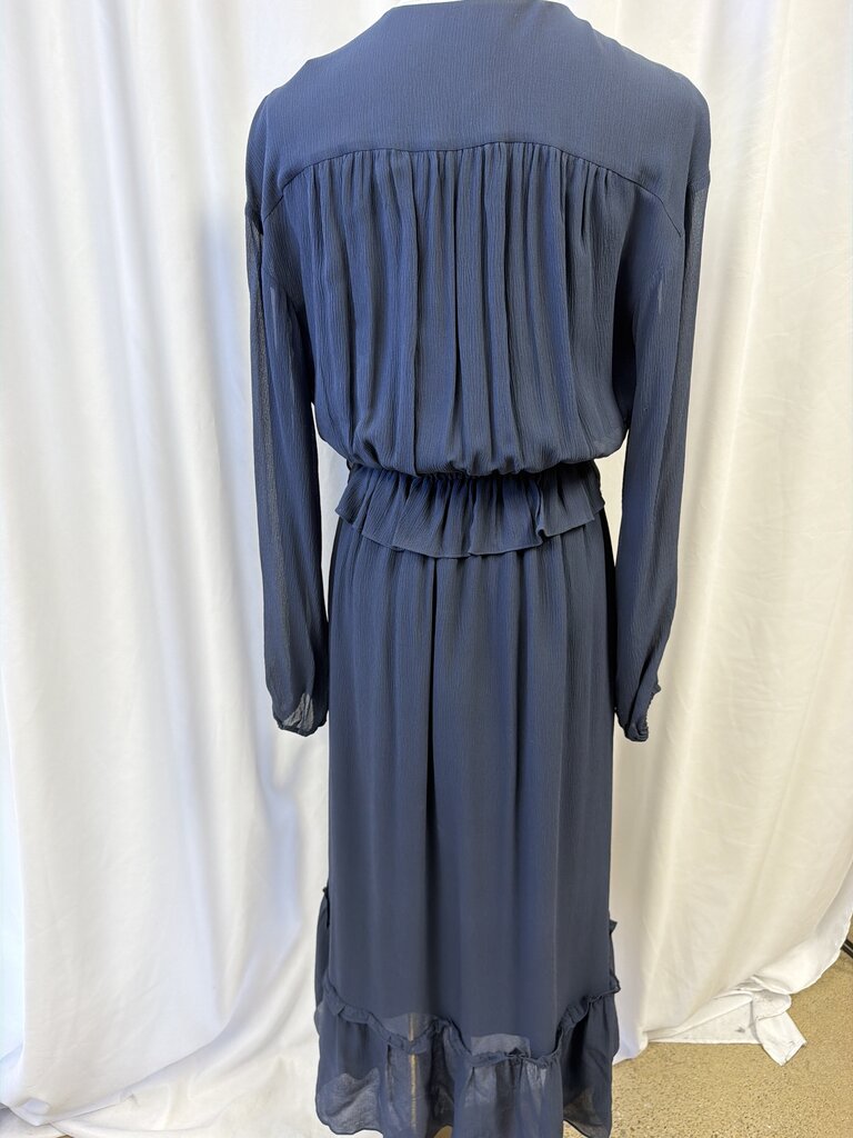 The Kooples Silk V-Neck Maxi Dress
