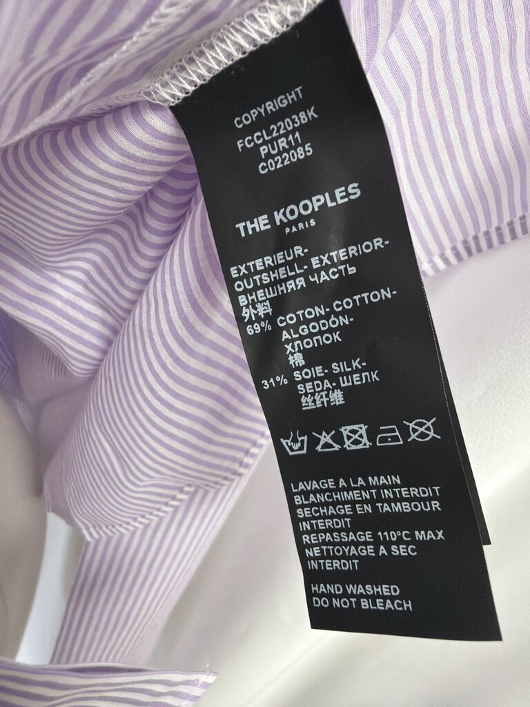 The Kooples Pinstriped Button Up NWT (Originally $248)
