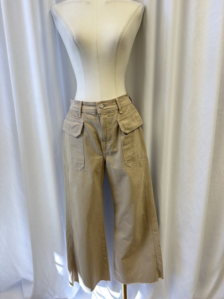 Veronica Beard "Taylor Wide Leg Crop" Pant
