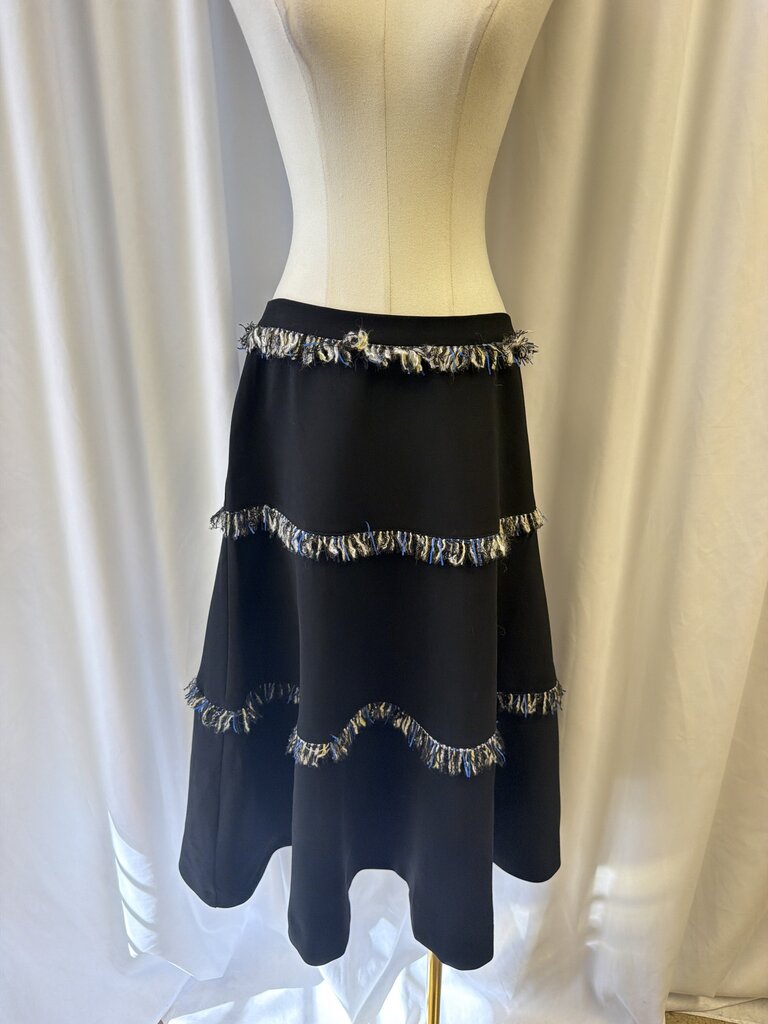 Miri Tweed Detail Midi Skirt NWT