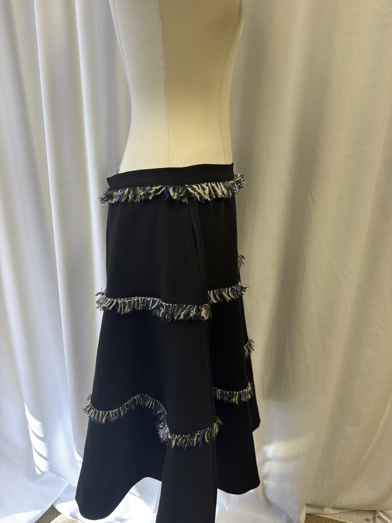 Miri Tweed Detail Midi Skirt NWT
