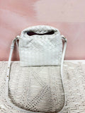 Bottega Mini Hop Intrecciato Shoulder Bag w/ Dustbag