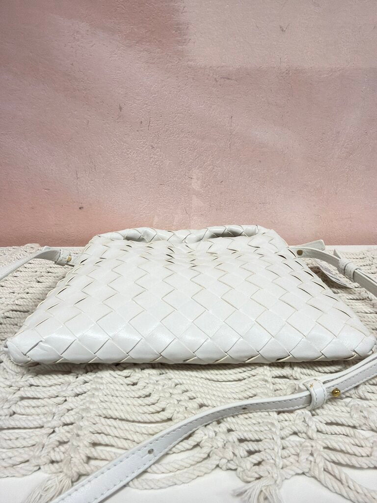 Bottega Mini Hop Intrecciato Shoulder Bag w/ Dustbag