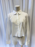 Theory Cropped Button Up