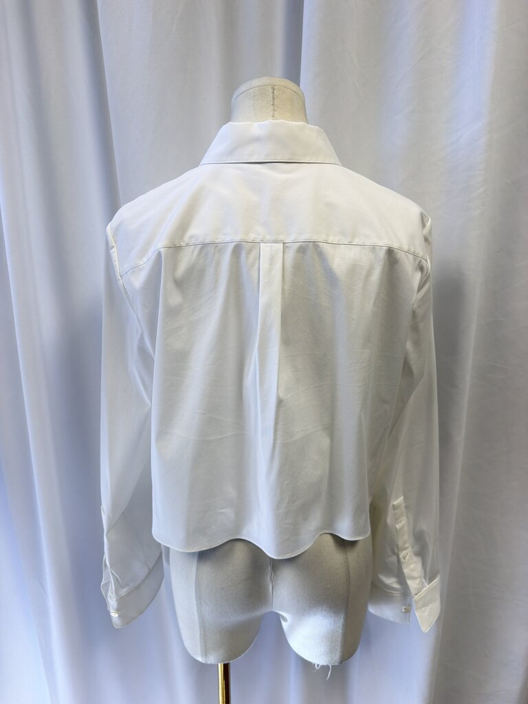 Theory Cropped Button Up