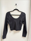 Lululemon Long Sleeve V-Neck Crop Top
