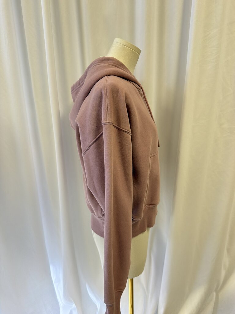 Aritzia Boyfriend Fit Sweatfleece Cozy Fleece Hooded Zip Up