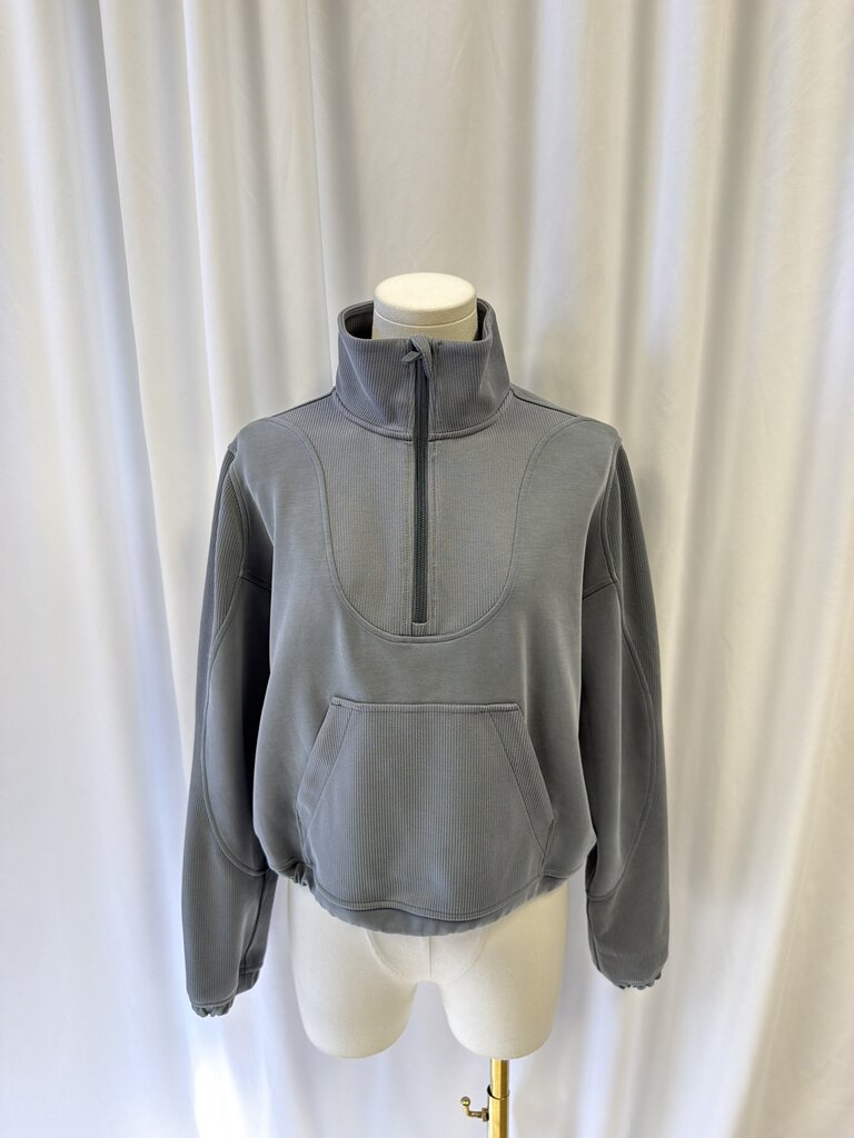 Lululemon Quarter Zip Ribbed Cropped Jacket