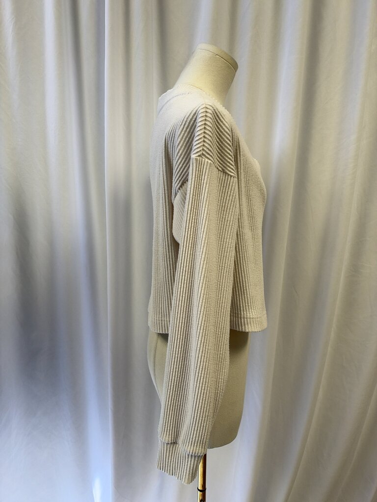Alo Ribbed Cropped V-Neck